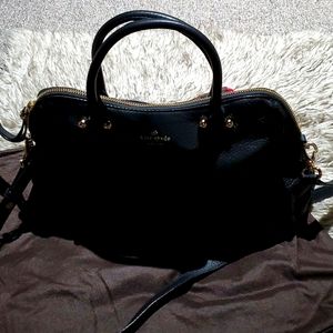 Kate Spade Black Leather Bag.
